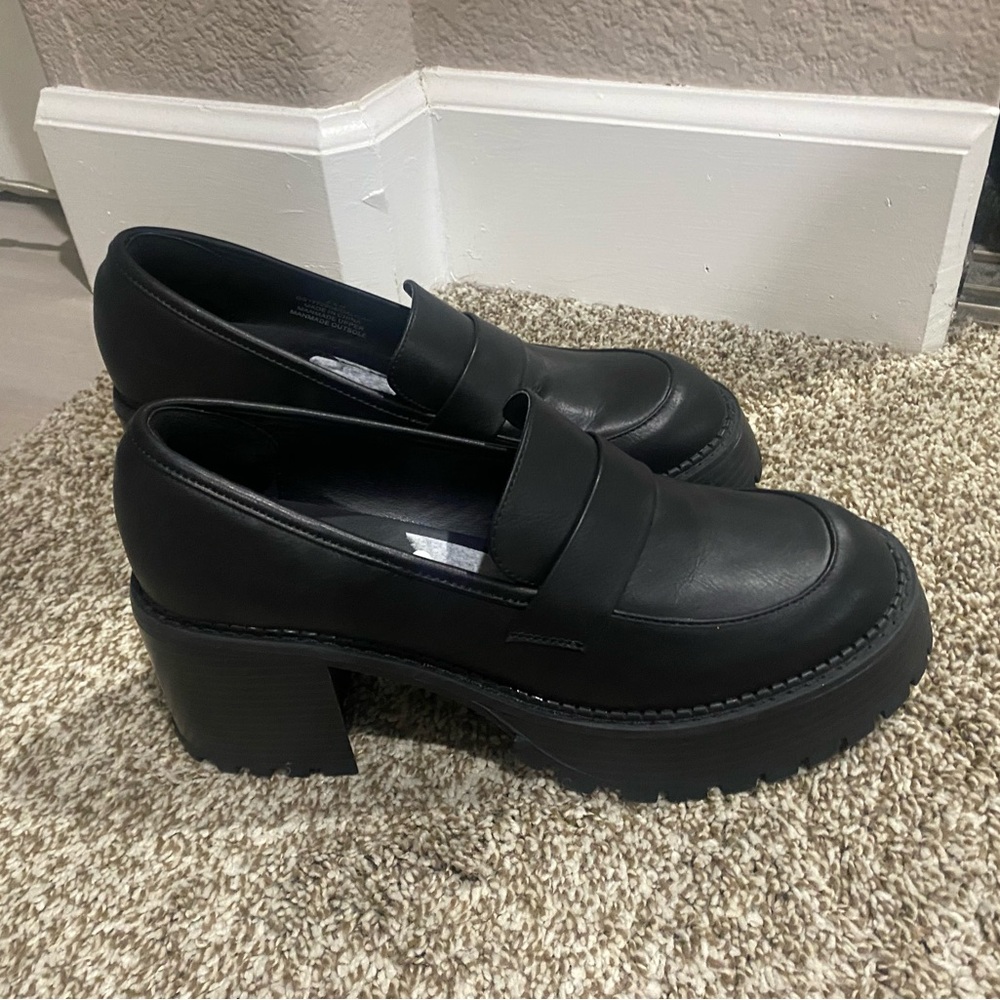 Classic black chic Mia loafers.  Brand new, never worn.